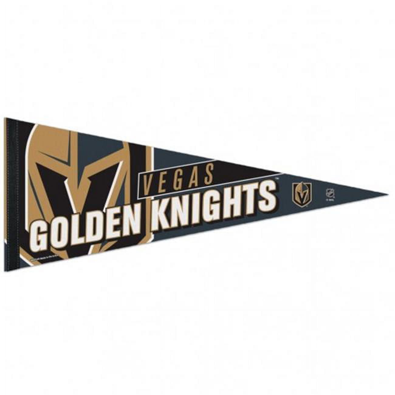 Picture of Vegas Golden Knights Pennant 12x30 Premium Style