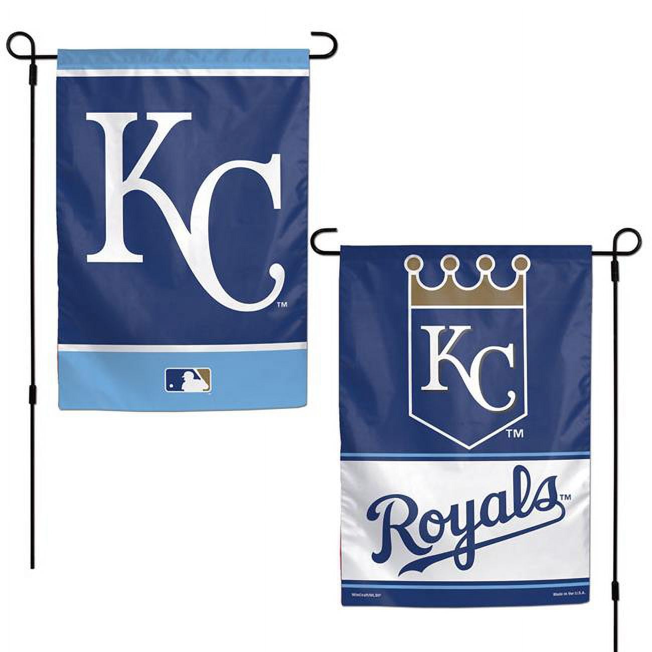 Picture of Kansas City Royals Flag 12x18 Garden Style 2 Sided