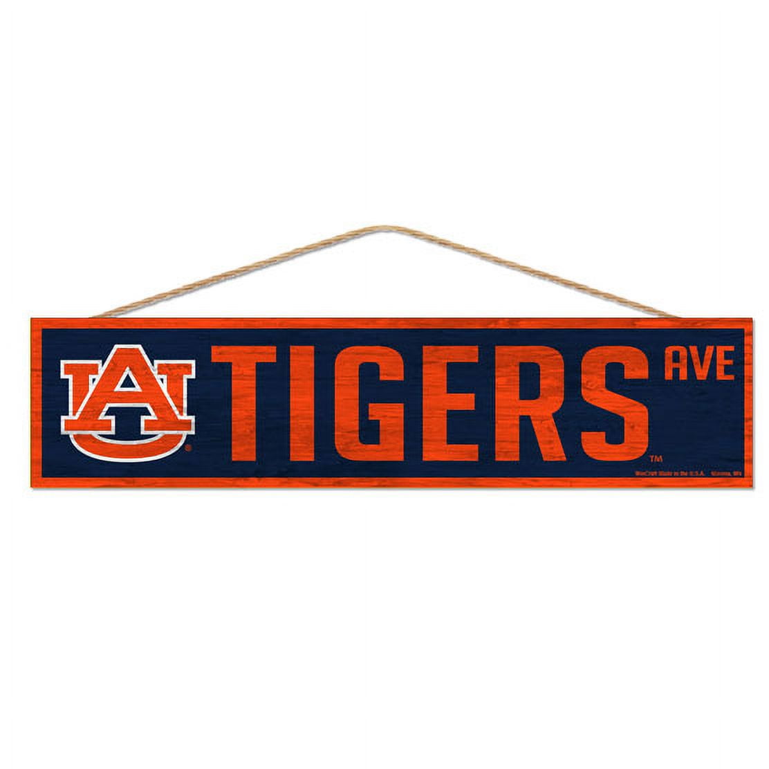 Picture of Auburn Tigers Sign 4x17 Wood Avenue Design