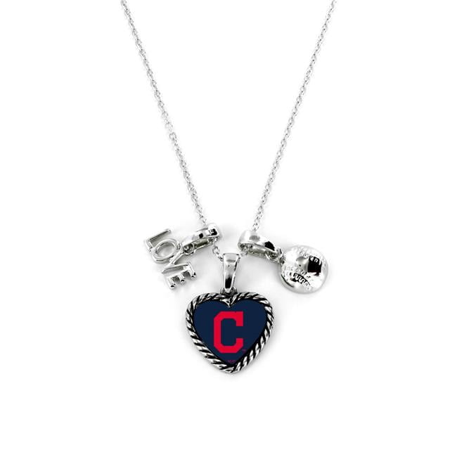 Picture of Cleveland Indians Necklace Charmed Sport Love Baseball