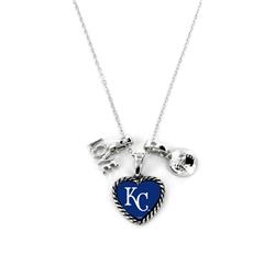 Picture of Kansas City Royals Necklace Charmed Sport Love Baseball