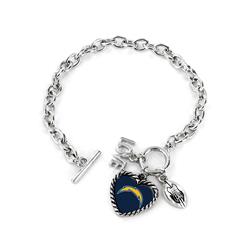 Picture of Los Angeles Chargers Bracelet Charmed Sport Love Football