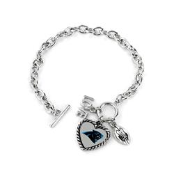Picture of Carolina Panthers Bracelet Charmed Sport Love Football