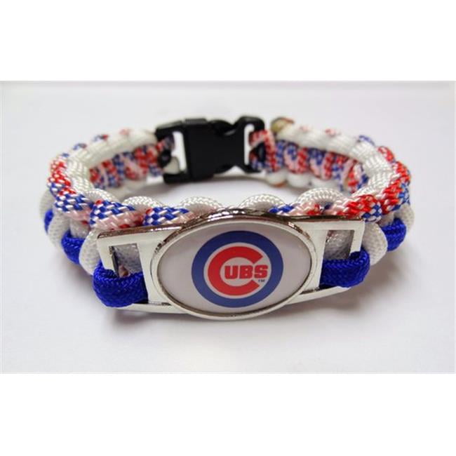 Picture of Chicago Cubs Bracelet Braided Blue and White