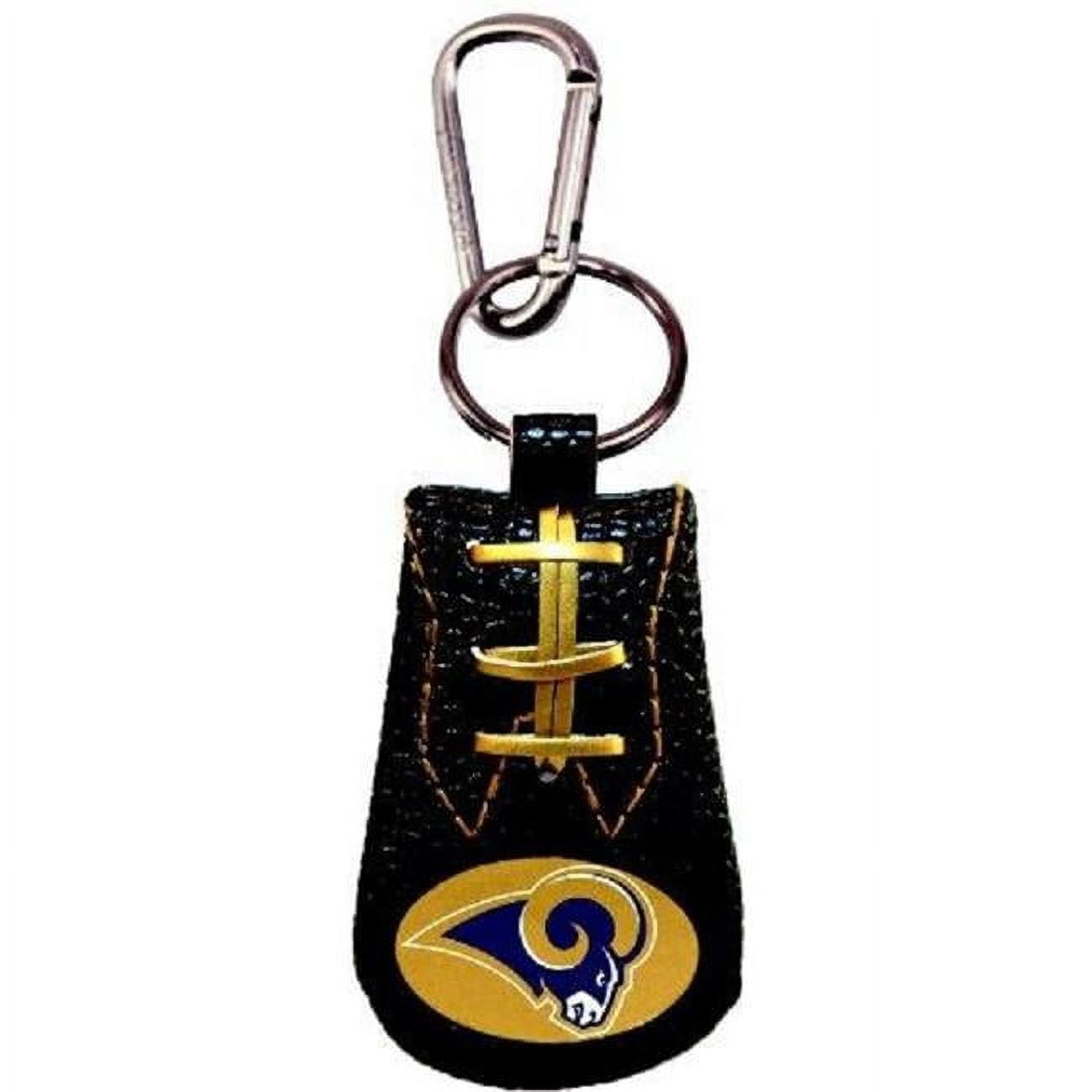 Los Angeles Rams Keychain Team Color Football Throwback Logo