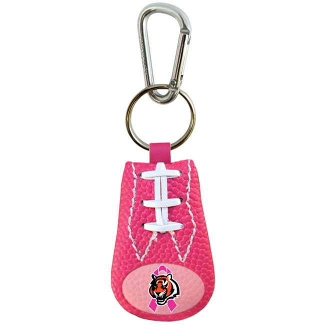 Picture of Cincinnati Bengals Keychain Breast Cancer Awareness Ribbon Pink Football