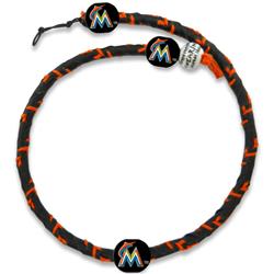 Miami Marlins Necklace Frozen Rope Baseball Team Color