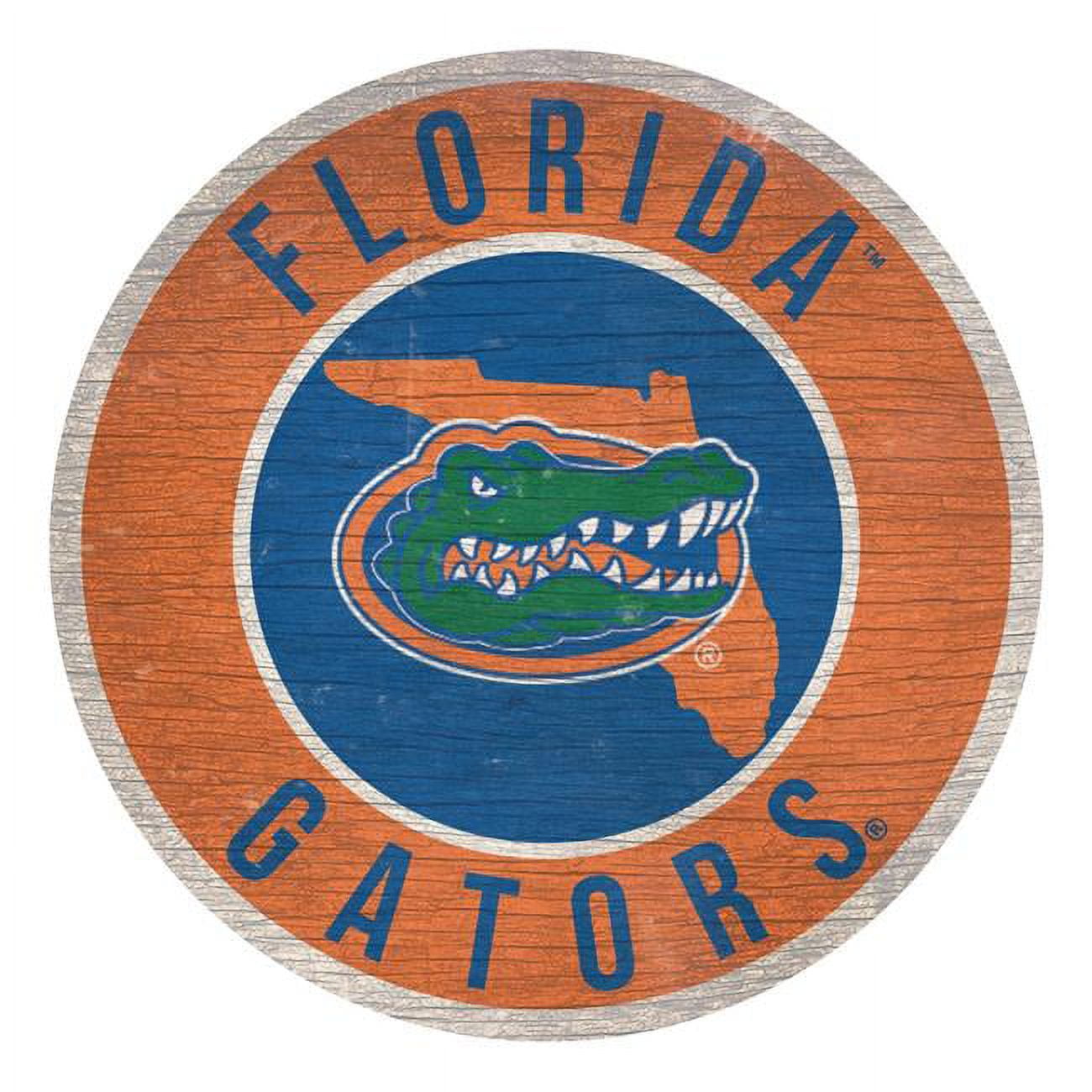 Fan Creations Officially Licensed NCAA Florida 12" Wood Circle