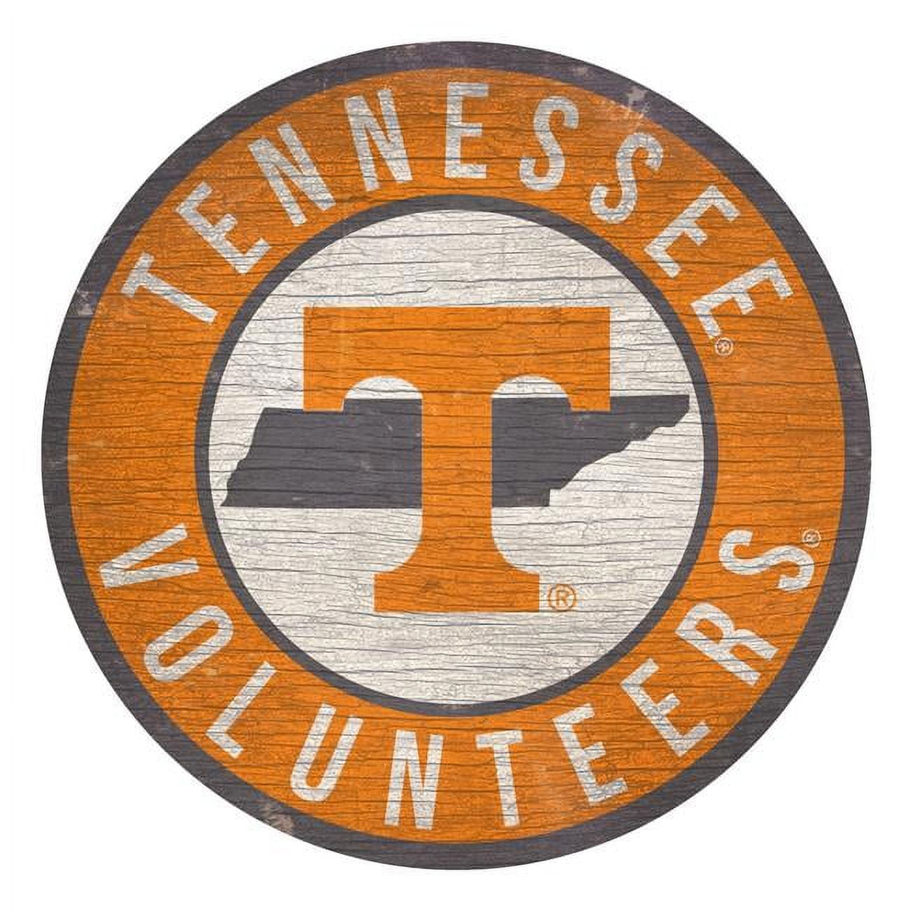 Fan Creations Officially Licensed NCAA Tennessee 12" Wood Circle