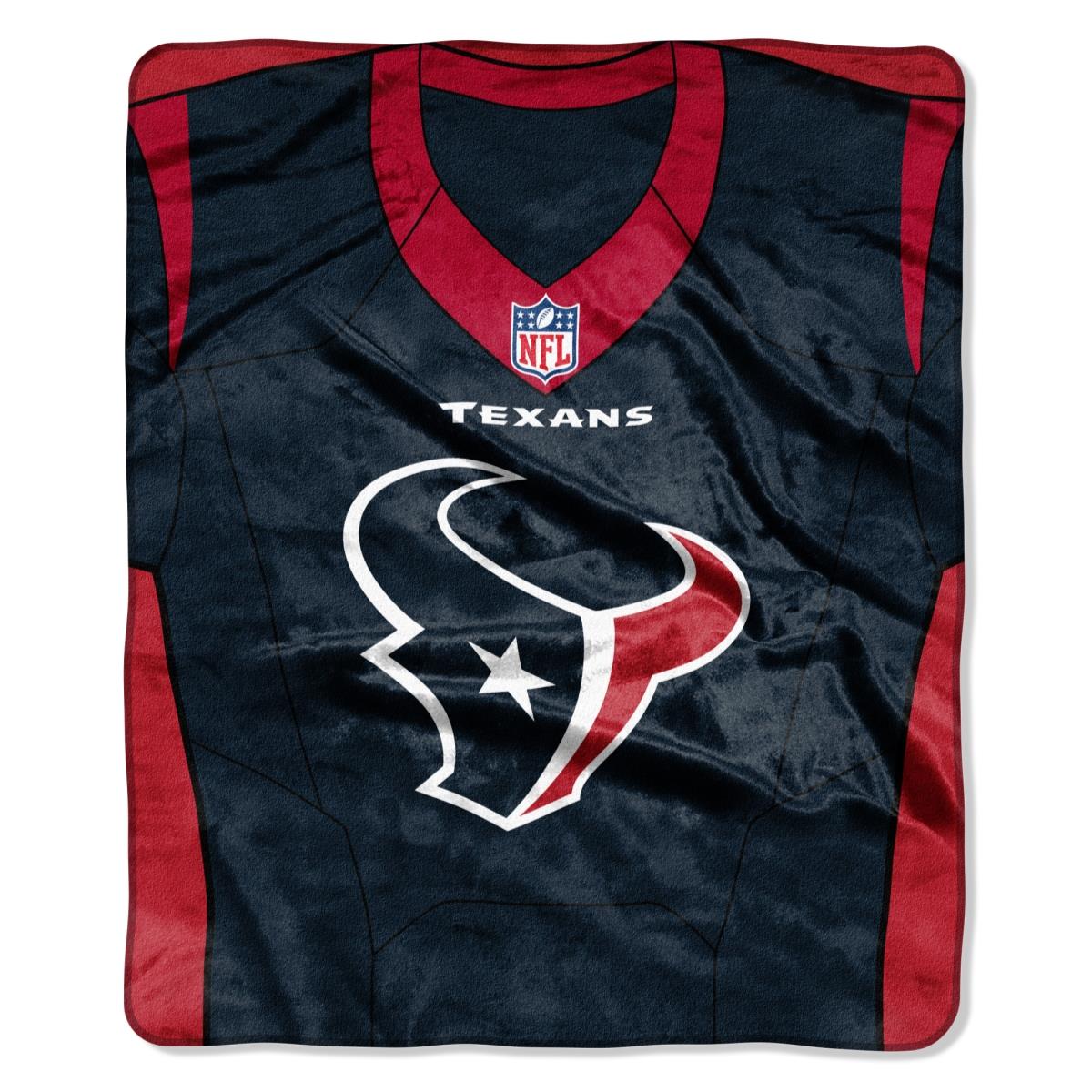Picture of Houston Texans Blanket 50x60 Raschel Jersey Design