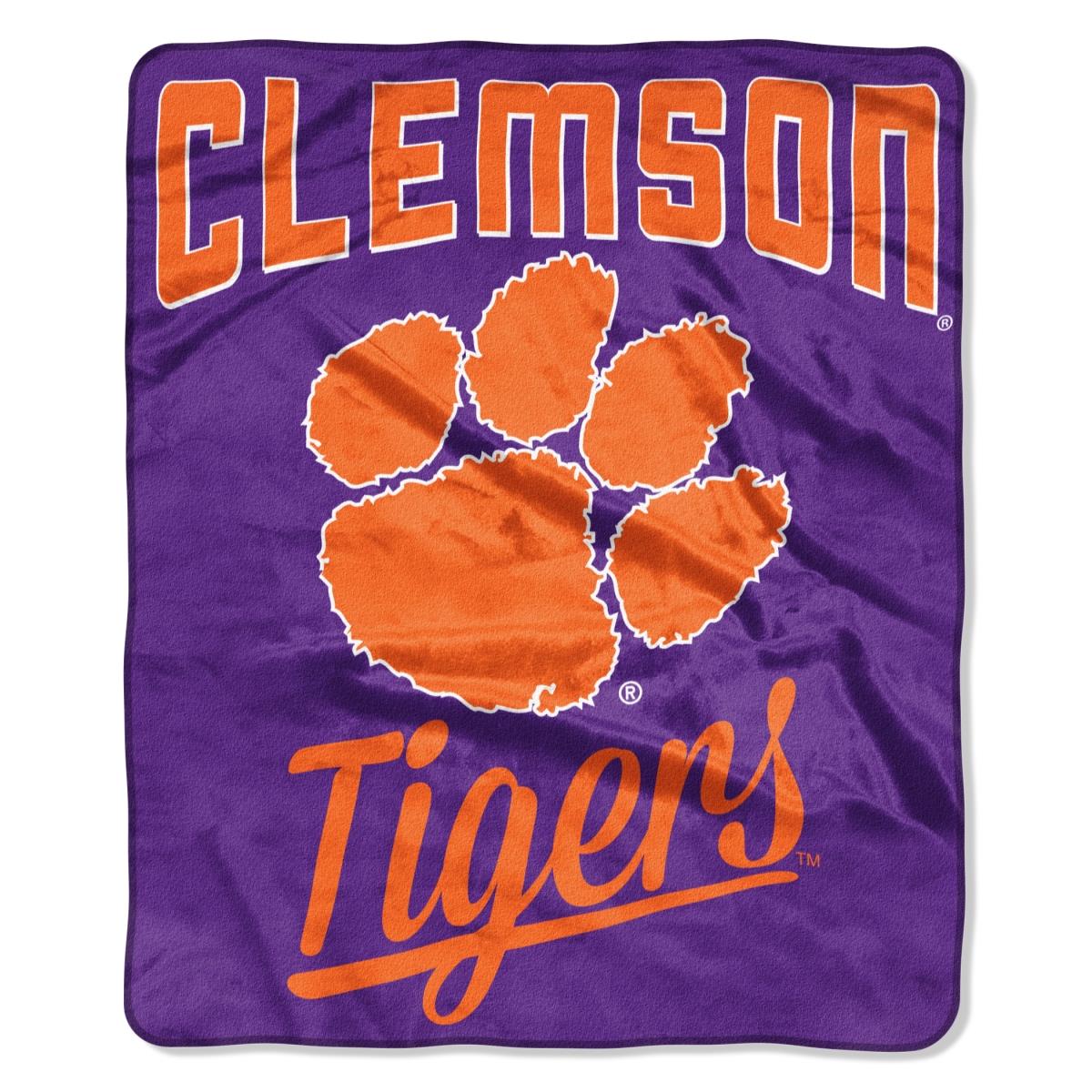 Picture of Clemson Tigers Blanket 50x60 Raschel Alumni Design