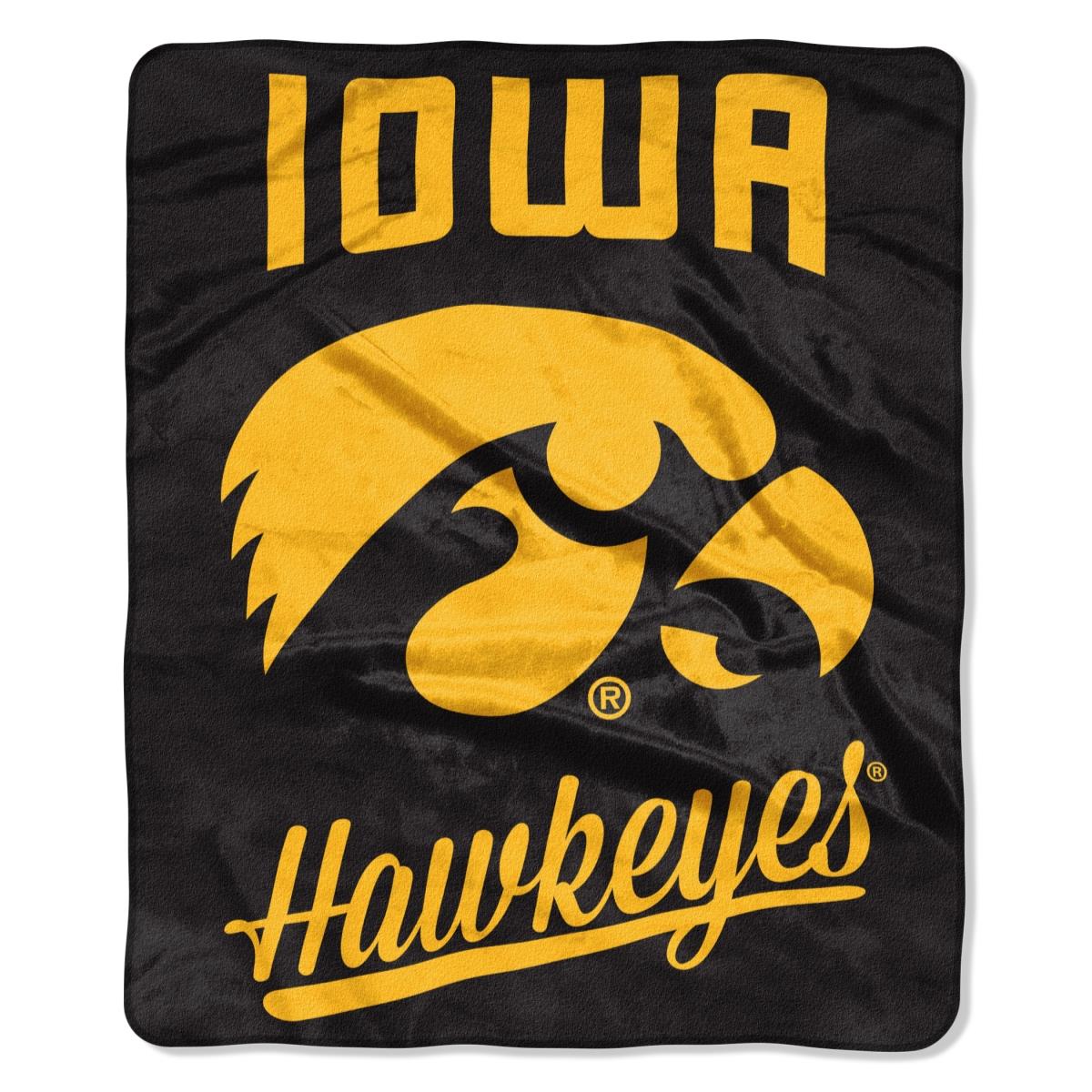 Picture of Iowa Hawkeyes Blanket 50x60 Raschel Alumni Design