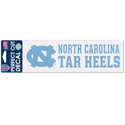 Picture of North Carolina Tar Heels Decal 3x10 Perfect Cut Color