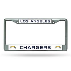 Los Angeles Chargers License Plate Frame Chrome