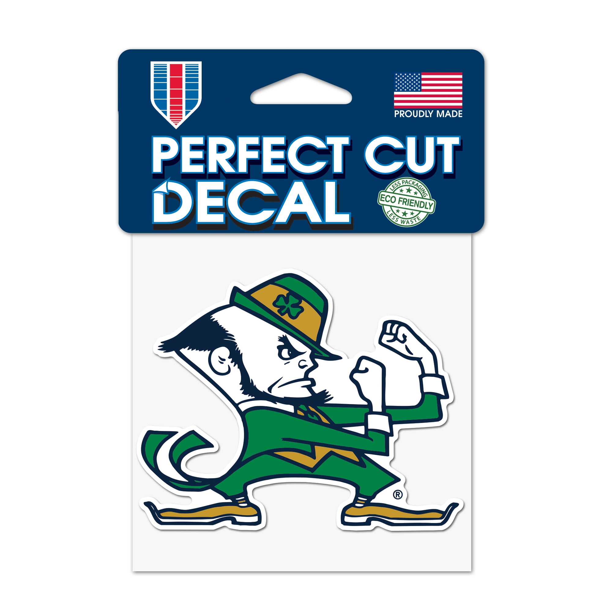 Notre Dame Fighting Irish Decal 4x4 Perfect Cut Color