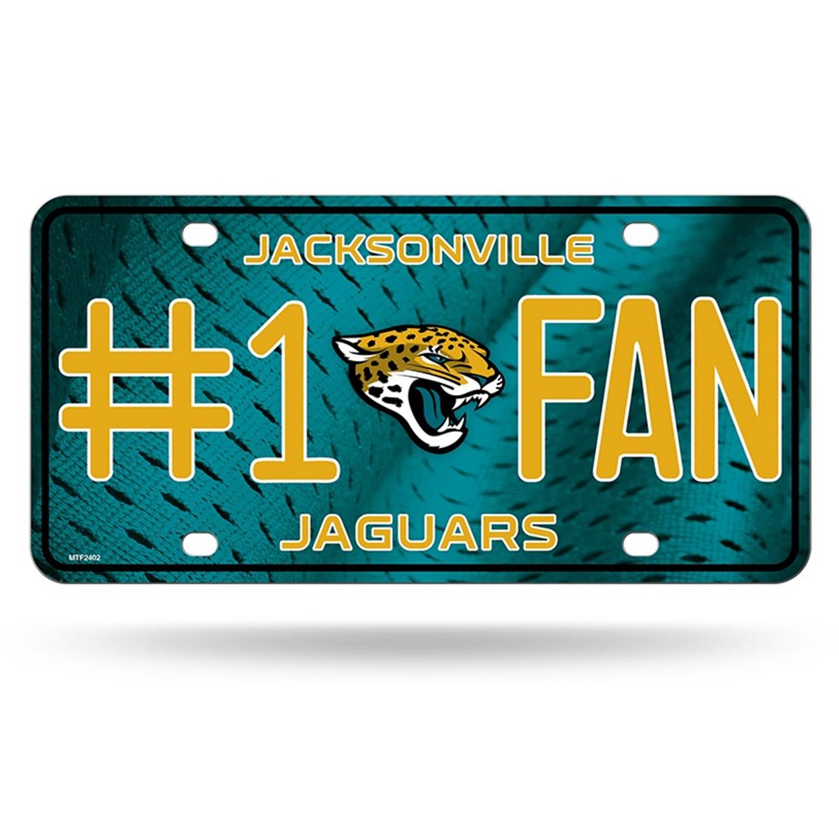 Jacksonville Jaguars License Plate No 1 Fan