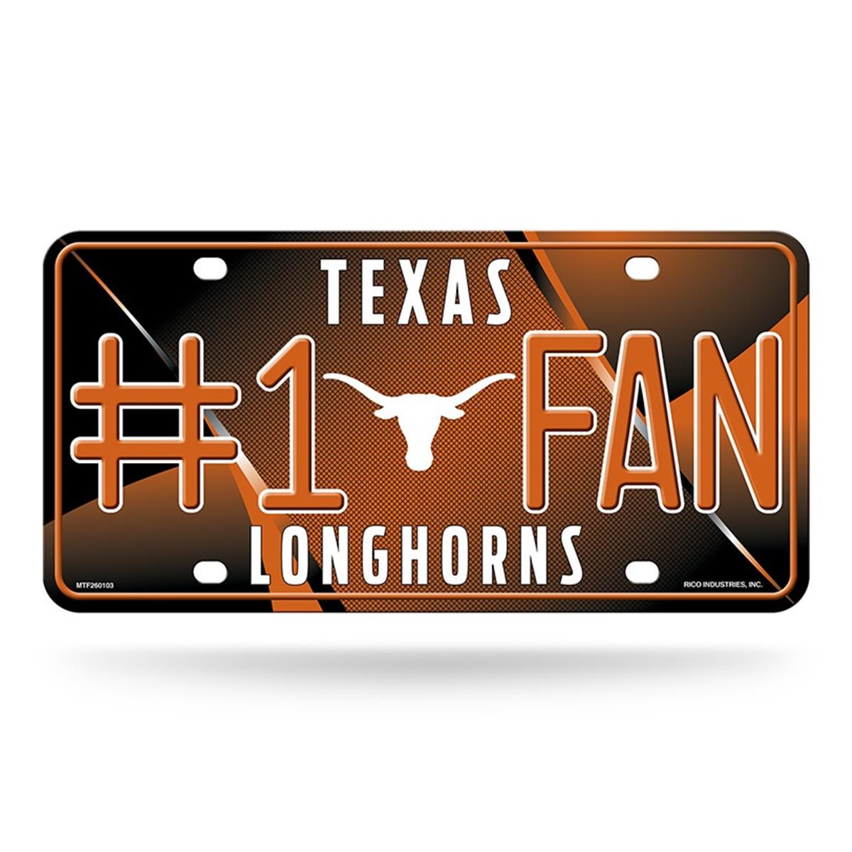Texas Longhorns License Plate #1 Fan
