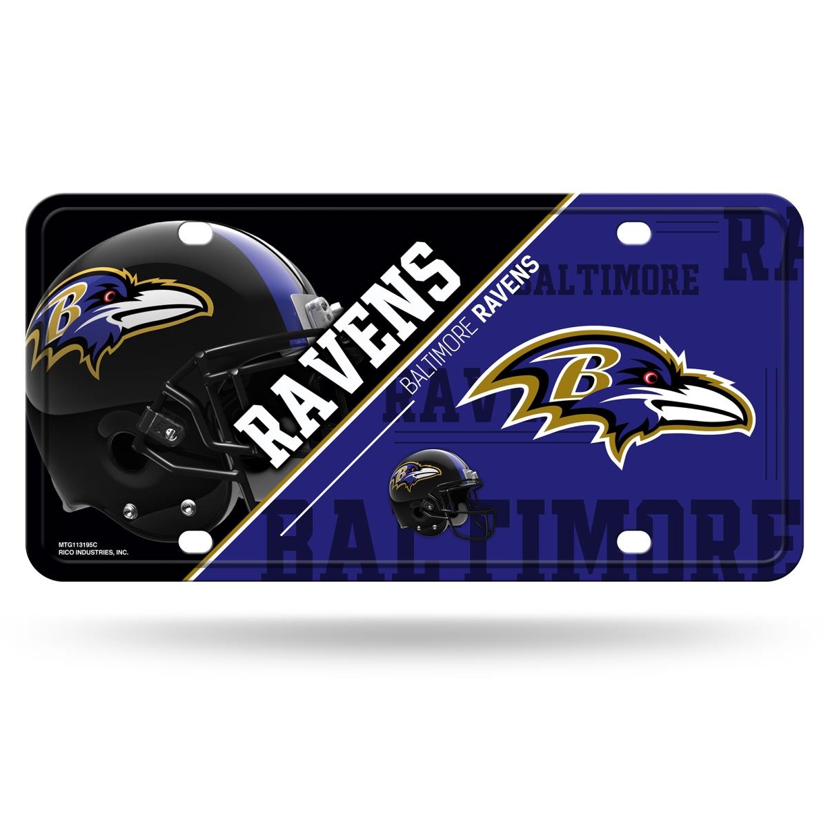 Picture of Baltimore Ravens License Plate Metal