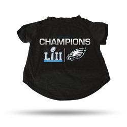 Picture of Philadelphia Eagles Pet T-Shirt Size Small Super Bowl 52 Champs