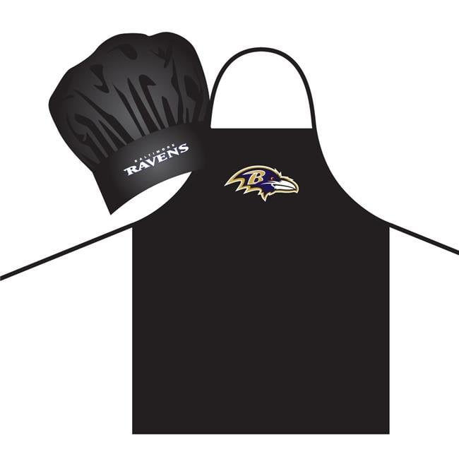 Picture of Baltimore Ravens Apron and Chef Hat Set