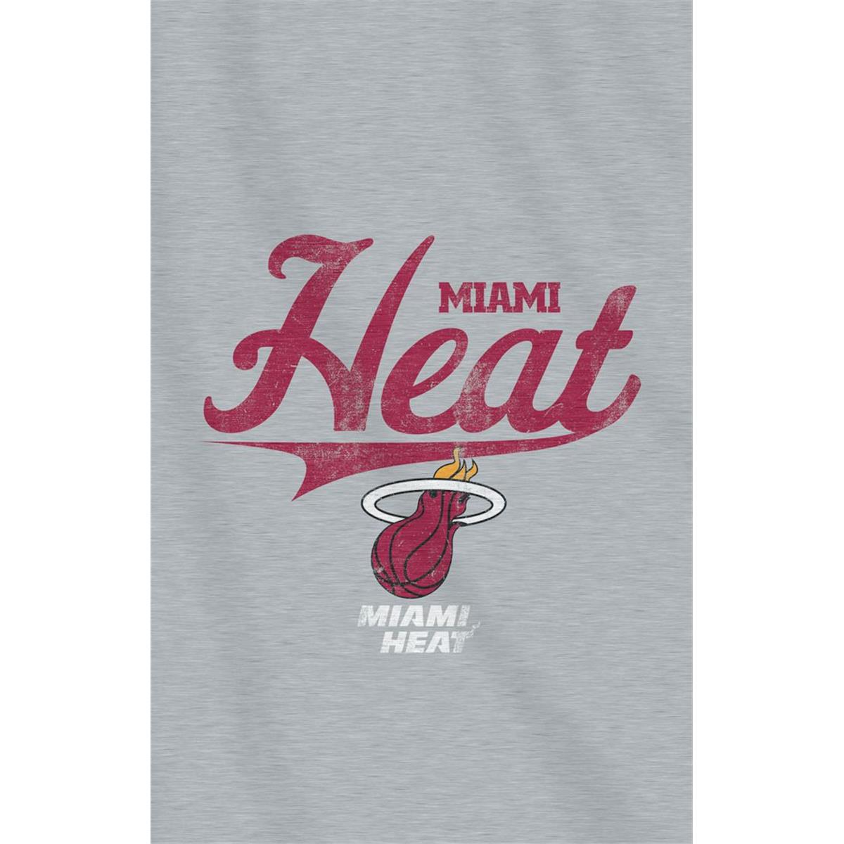 Miami Heat Blanket 54x84 Sweatshirt Script Design