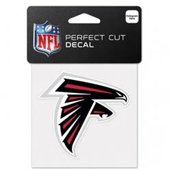 Picture of Atlanta Falcons Decal 4x4 Perfect Cut Color