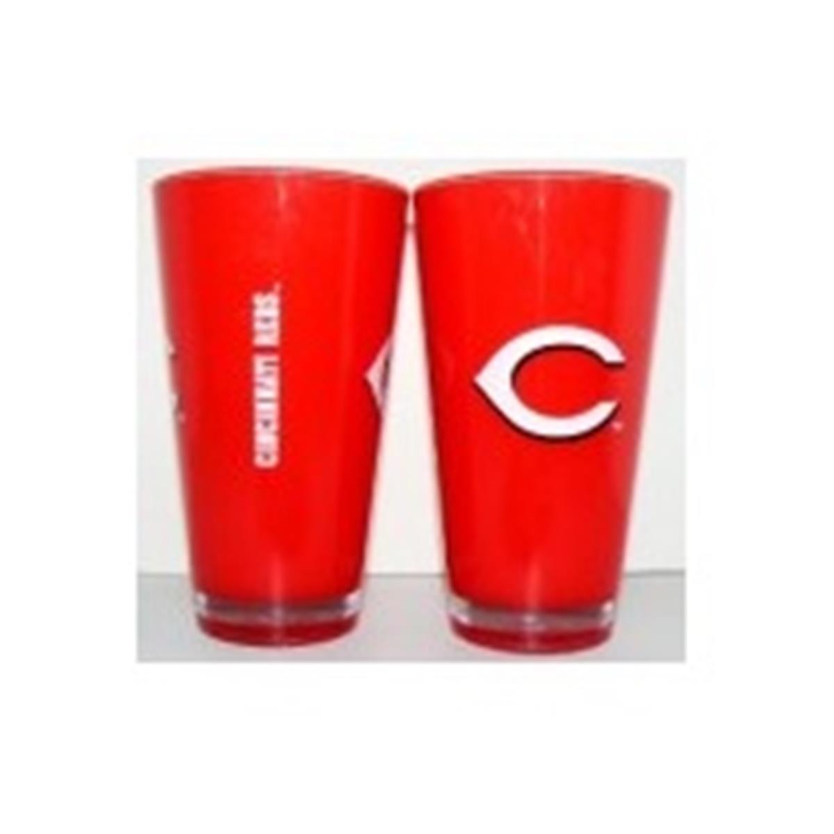 Cincinnati Reds 20 oz Insulated Plastic Pint Glass