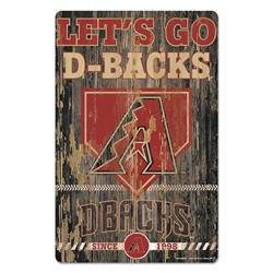 Arizona Diamondbacks Sign 11x17 Wood Slogan Design