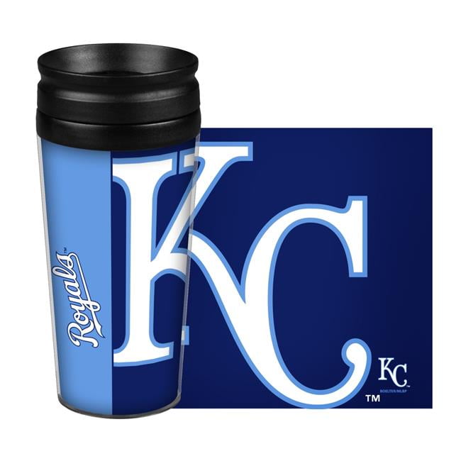 Picture of Kansas City Royals Travel Mug 14oz Full Wrap Style Hype Design