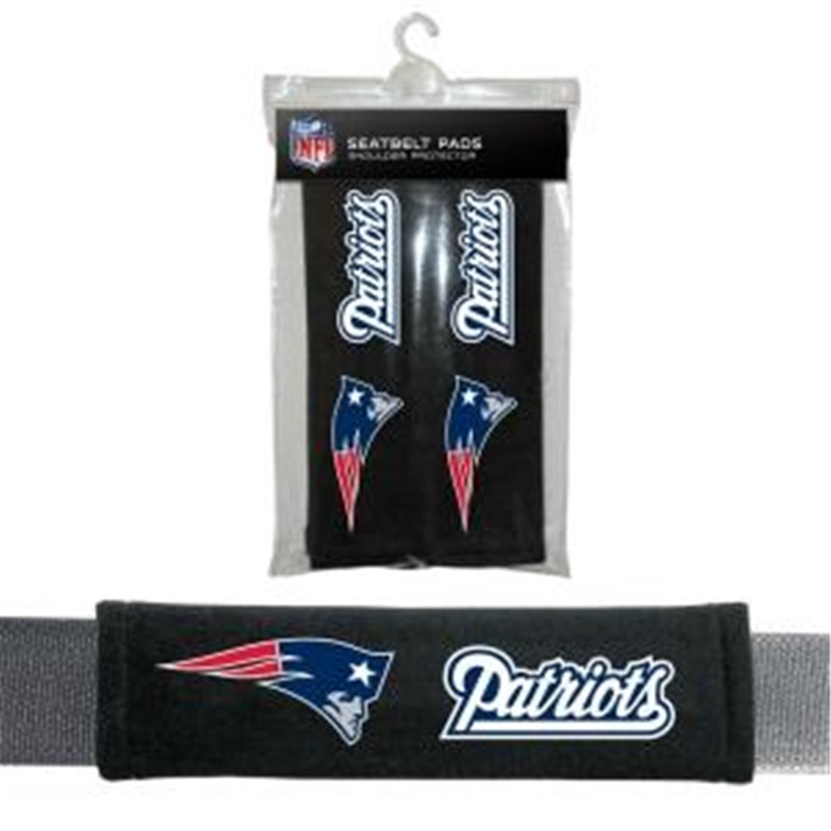 New England Patriots Seat Belt Pads Velour