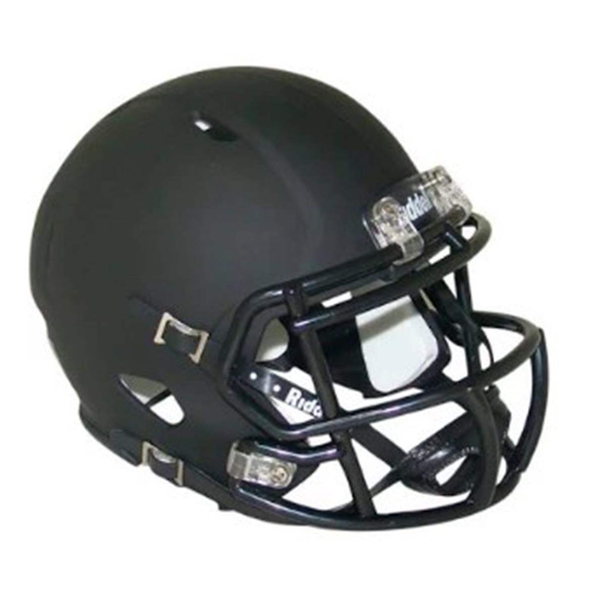 Picture of Caseys R4148401FB Riddell Blank Replica Mini Speed Style Matte Black with Black Parts Helmet