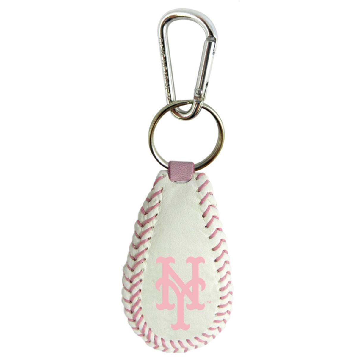 Picture of New York Mets Keychain Baseball Pink
