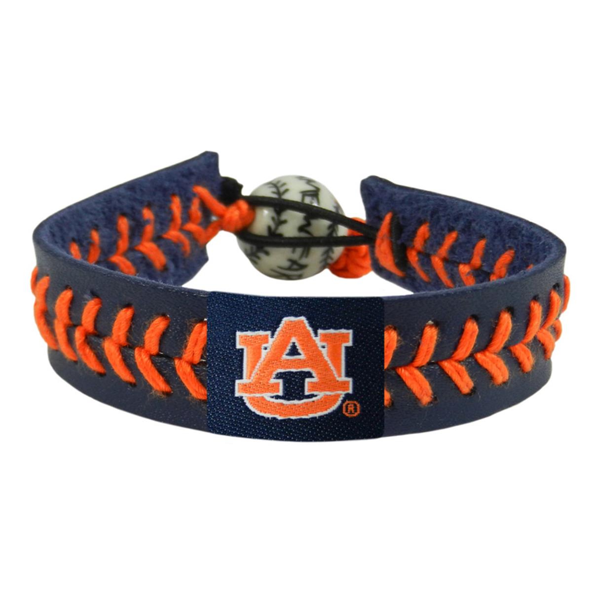 Picture of Auburn Tigers Bracelet Team Color Baseball
