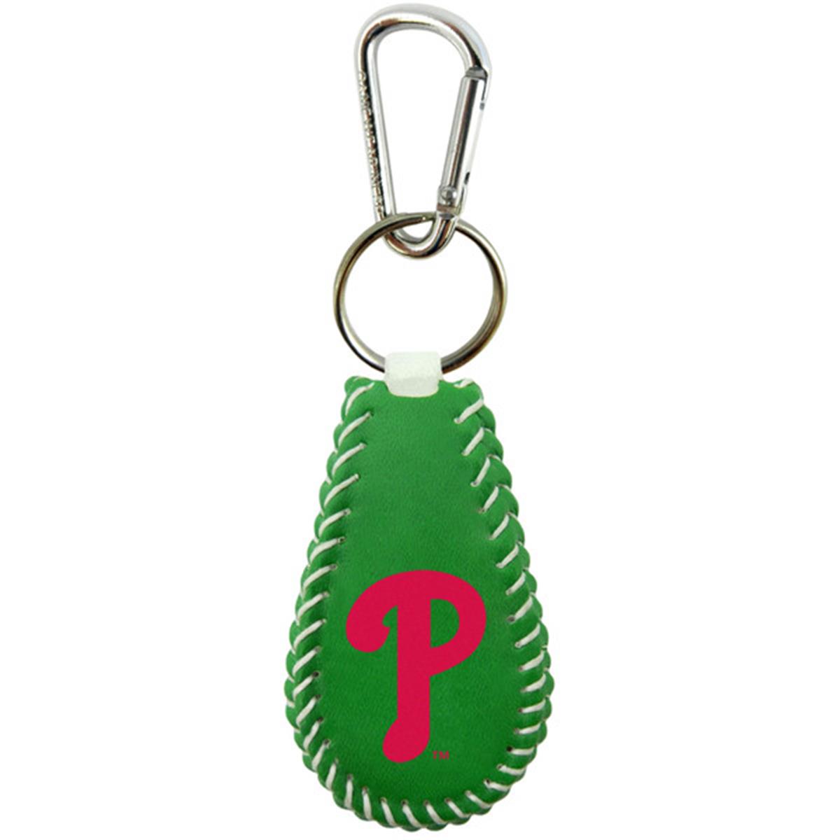 Philadelphia Phillies Keychain Classic Baseball St. Patrick's Day