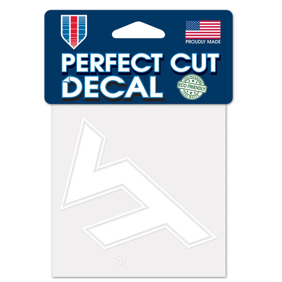 Virginia Tech Hokies Decal 4x4 Perfect Cut White Special Order