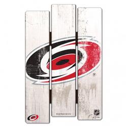Picture of Carolina Hurricanes Sign 11x17 Wood Fence Style