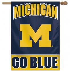 Picture of Michigan Wolverines Banner 28x40 Vertical