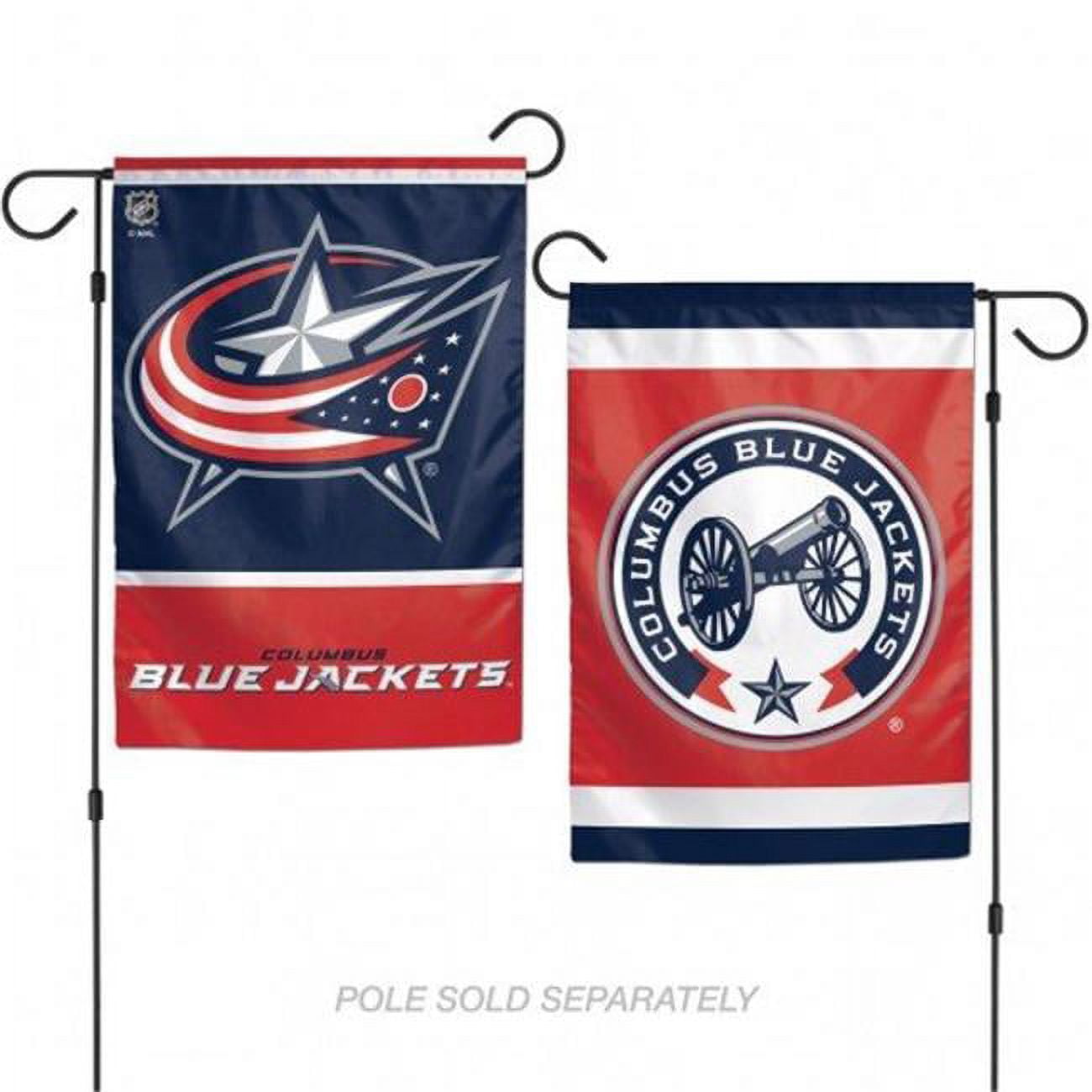 Picture of Columbus Blue Jackets Flag 12x18 Garden Style 2 Sided