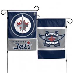 Picture of Winnipeg Jets Flag 12x18 Garden Style 2 Sided