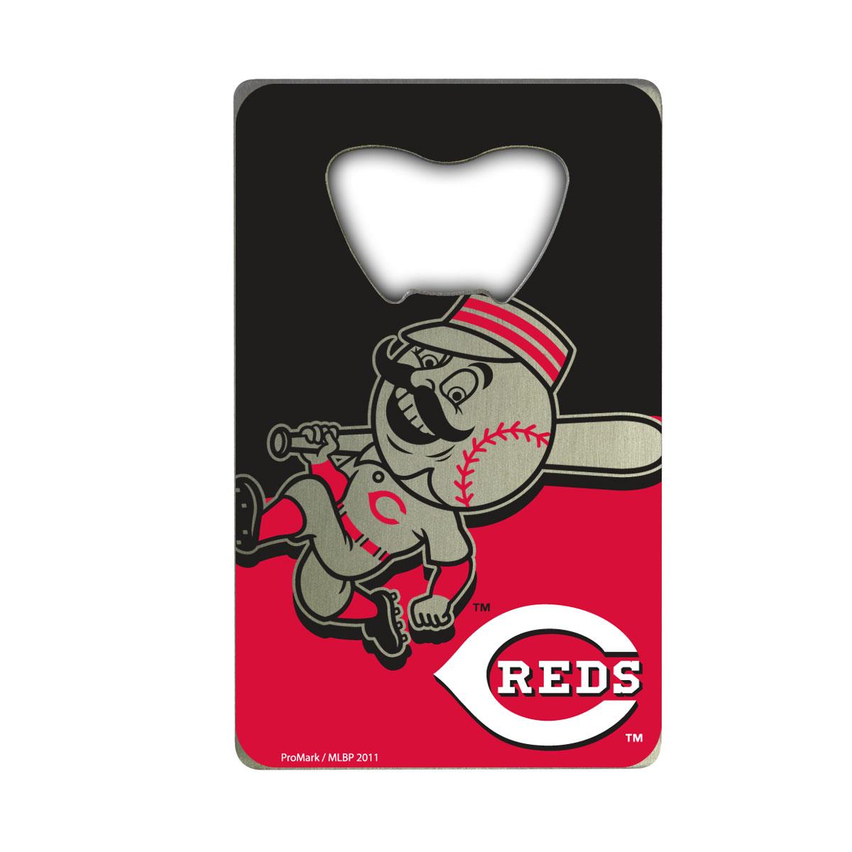 Picture of Cincinnati Reds Bottle Opener Credit Card Style Special Order