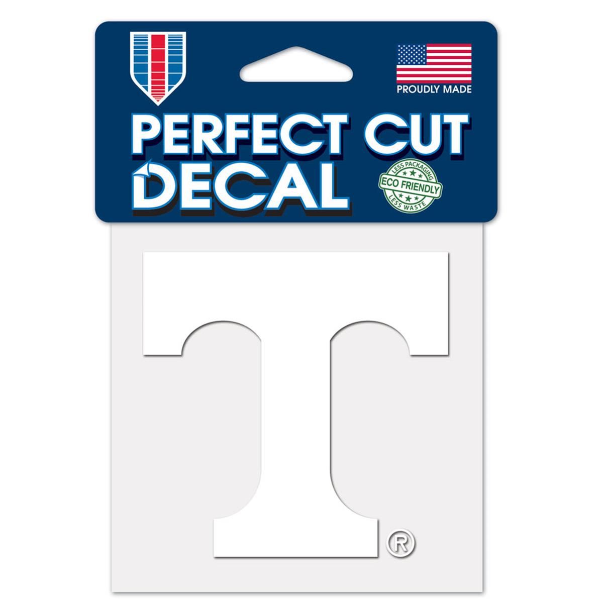 Tennessee Volunteers Decal 4x4 Perfect Cut White Special Order