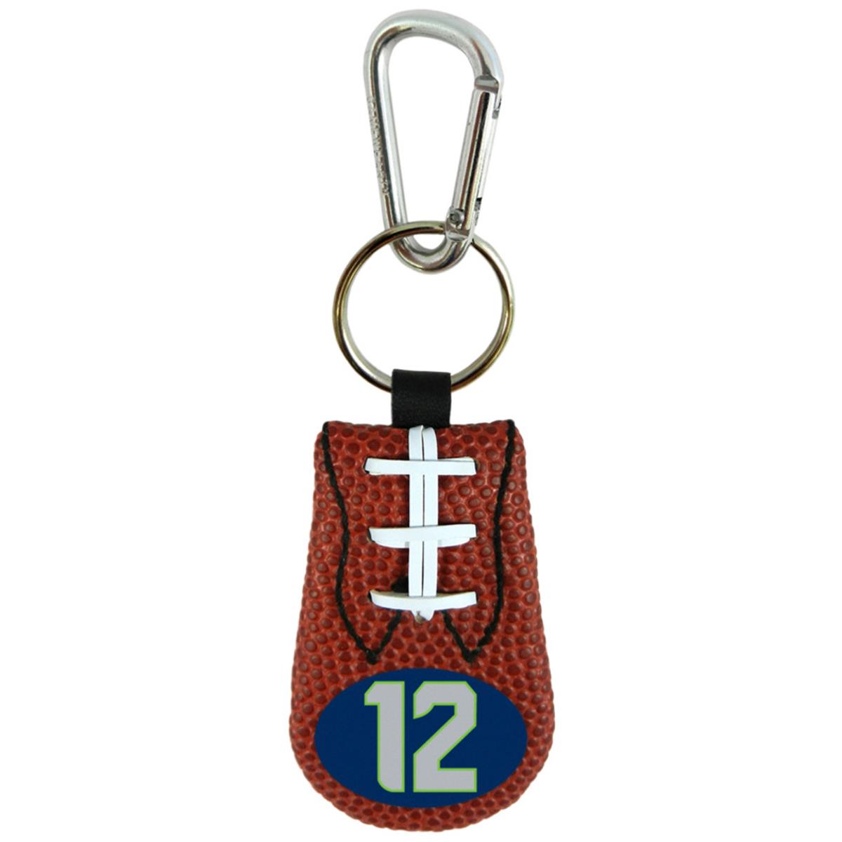 Picture of Seattle Seahawks Keychain Classic Football 12th Man Design
