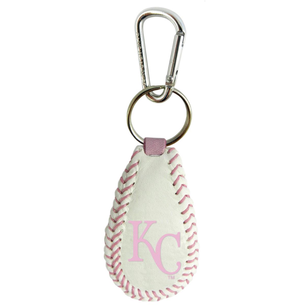 Picture of Kansas City Royals Keychain Baseball Pink