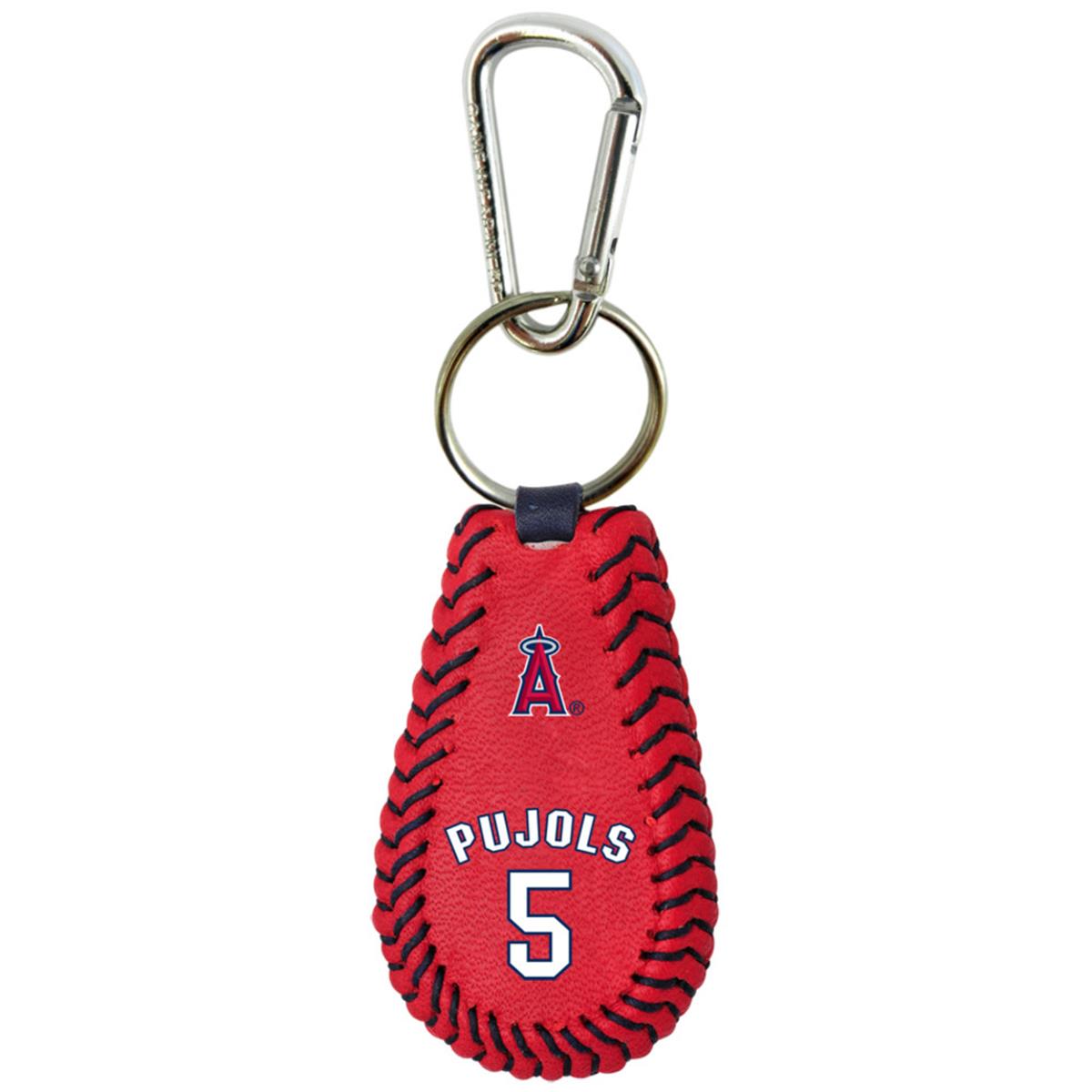 Picture of Los Angeles Angels Keychain Team Color Baseball Albert Pujols