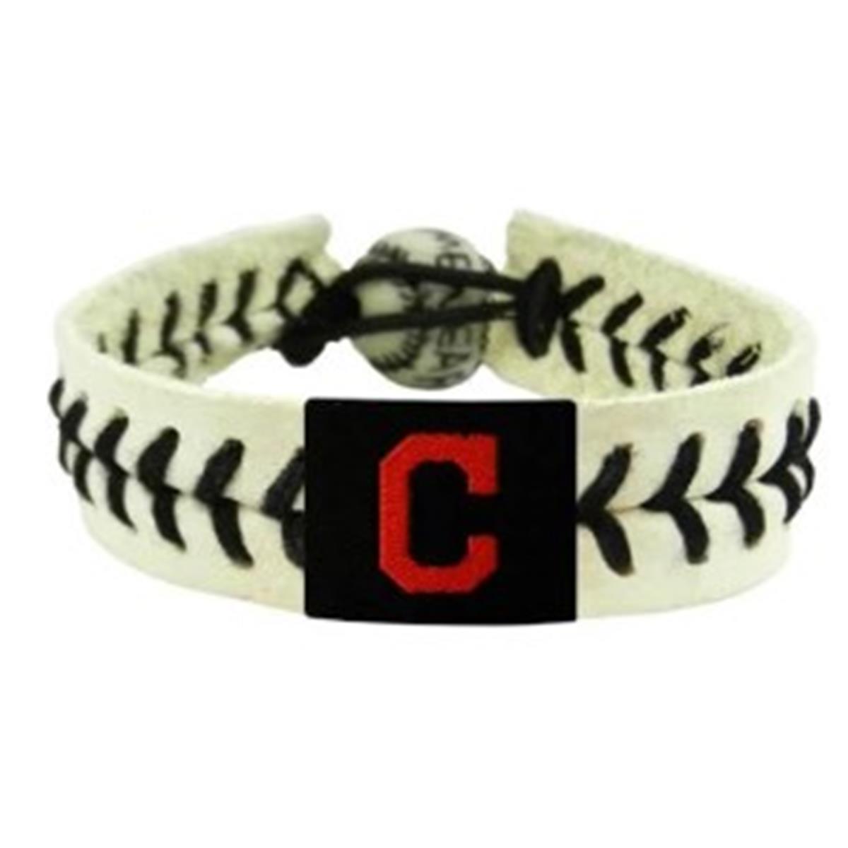 Cleveland Indians Bracelet Team Color Baseball C Logo