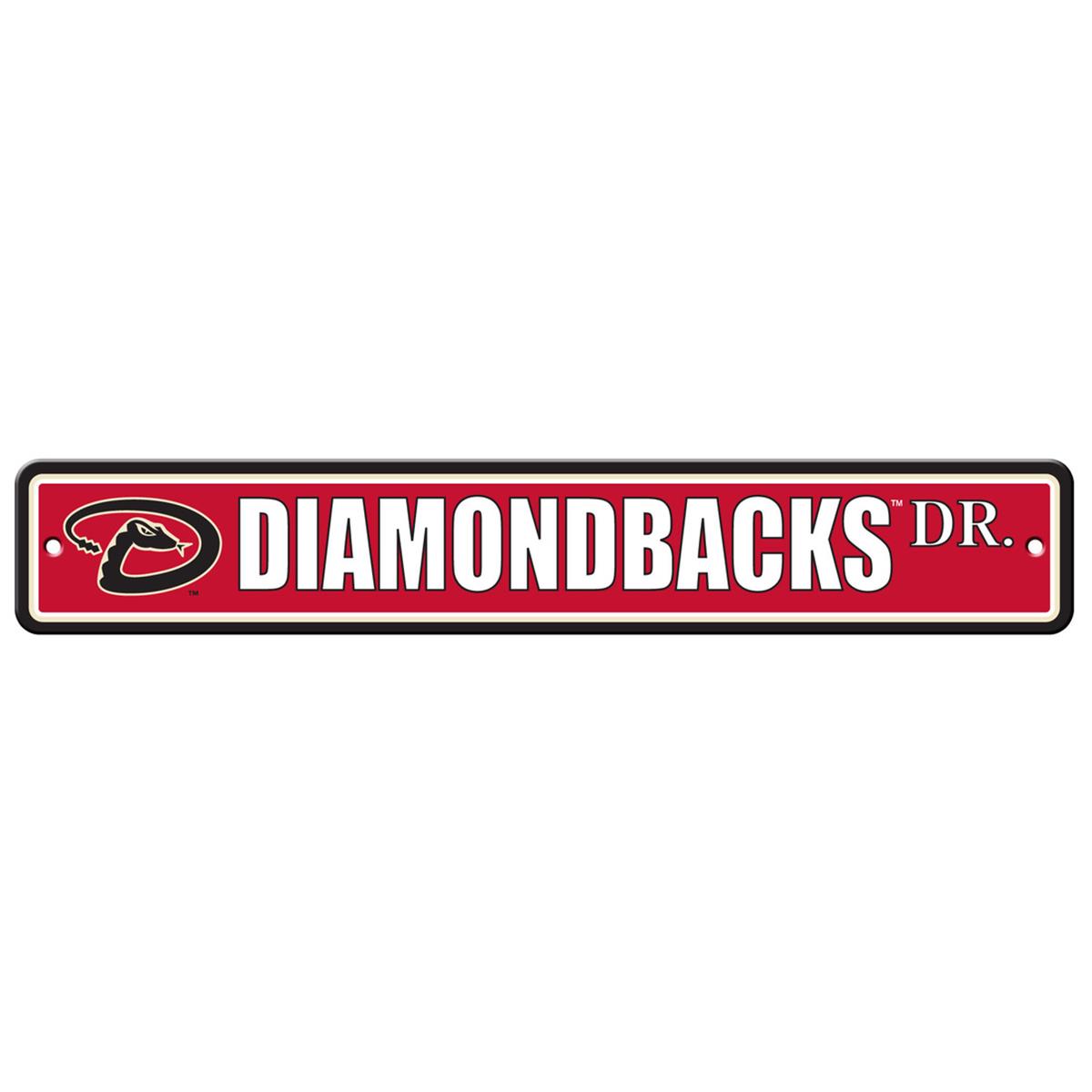 Picture of Arizona Diamondbacks Sign 4x24 Plastic Street Style