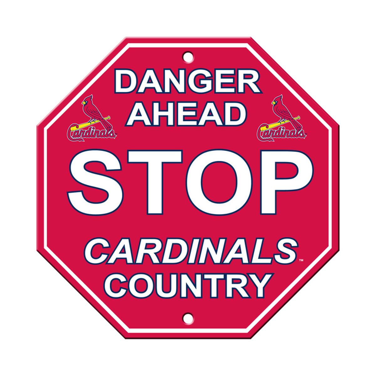 St. Louis Cardinals Sign 12x12 Plastic Stop Style Special Order -  Fremont Die Consumer Products Inc, 2324560524