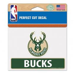 Picture of Milwaukee Bucks Decal 4.5x5.75 Perfect Cut Color Special Order
