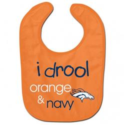 Picture of Denver Broncos Baby Bib All Pro Style I Drool Design