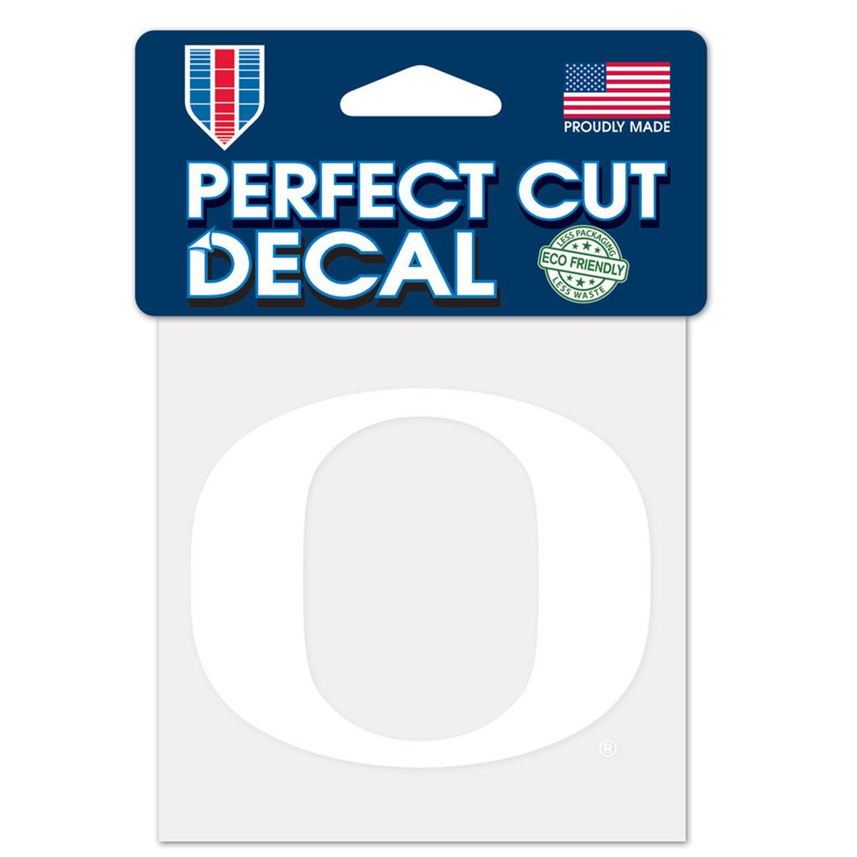 Oregon Ducks Decal 4x4 Perfect Cut White Special Order